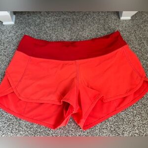Lululemon speed shorts
